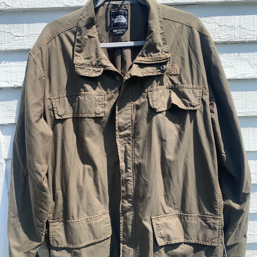 North Face Field Jacket: Size XL, Sage Green
